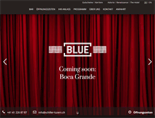 Tablet Screenshot of blue-luzern.ch
